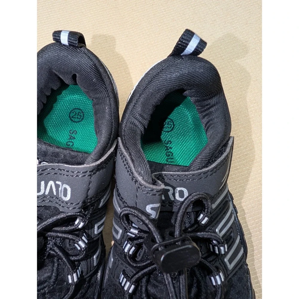 Saguaro Kid Barefoot Shoes Size 25 Black New In Bag With Stickers Water/Running